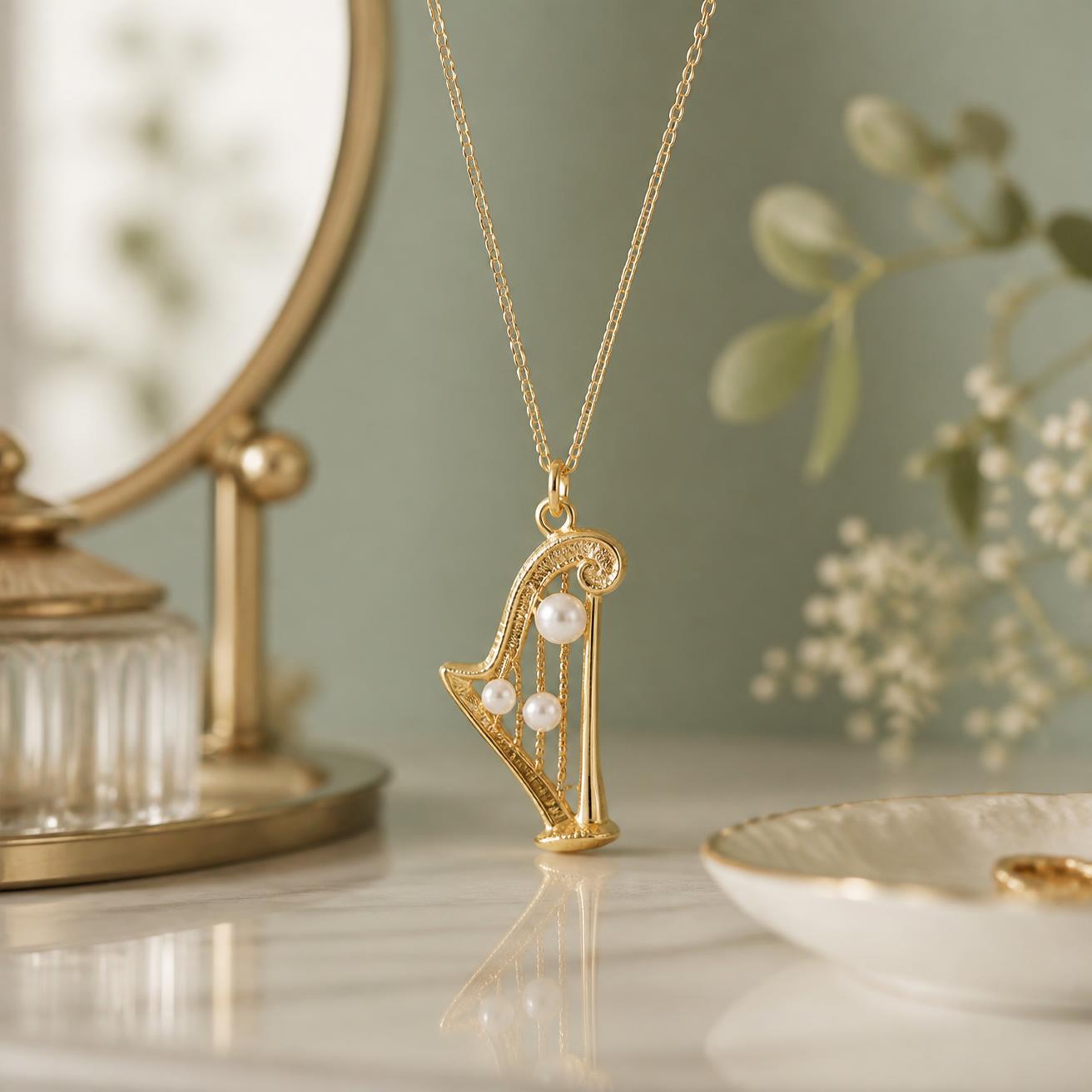 Collier perles style mer rétro personnalisable, esprit bohème