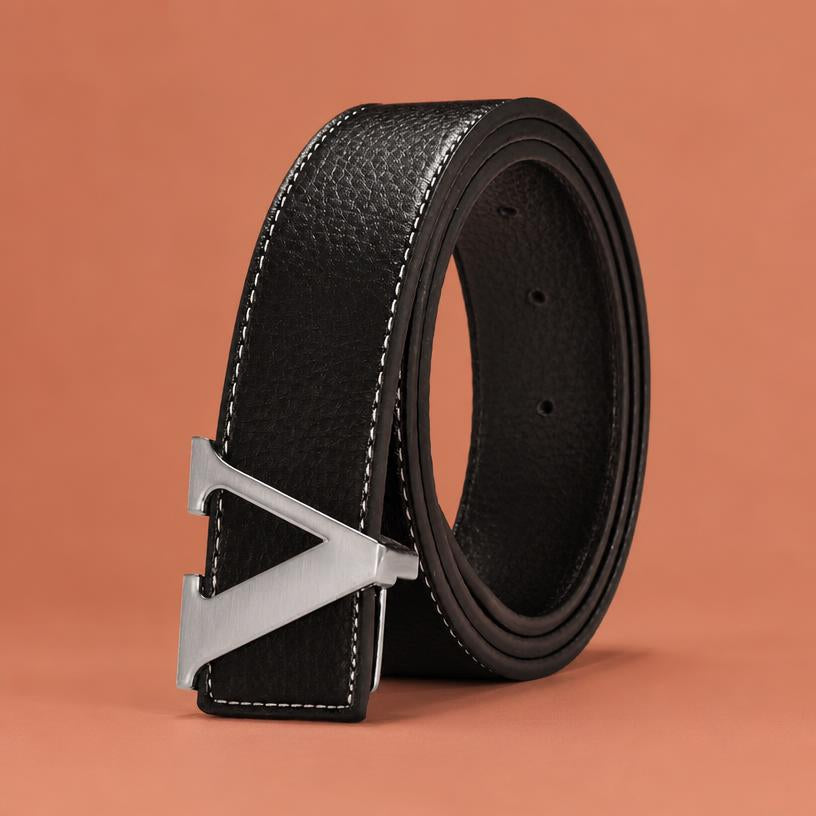 Ceinture homme cuir Coréen lettres