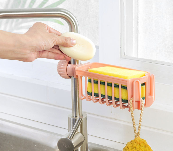Range-éponge pratique