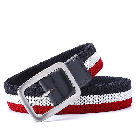 Ceinture Homme Tressée Élastique Japonaise