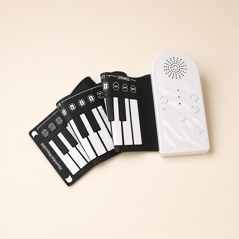 Clavier enroulable portable sonore