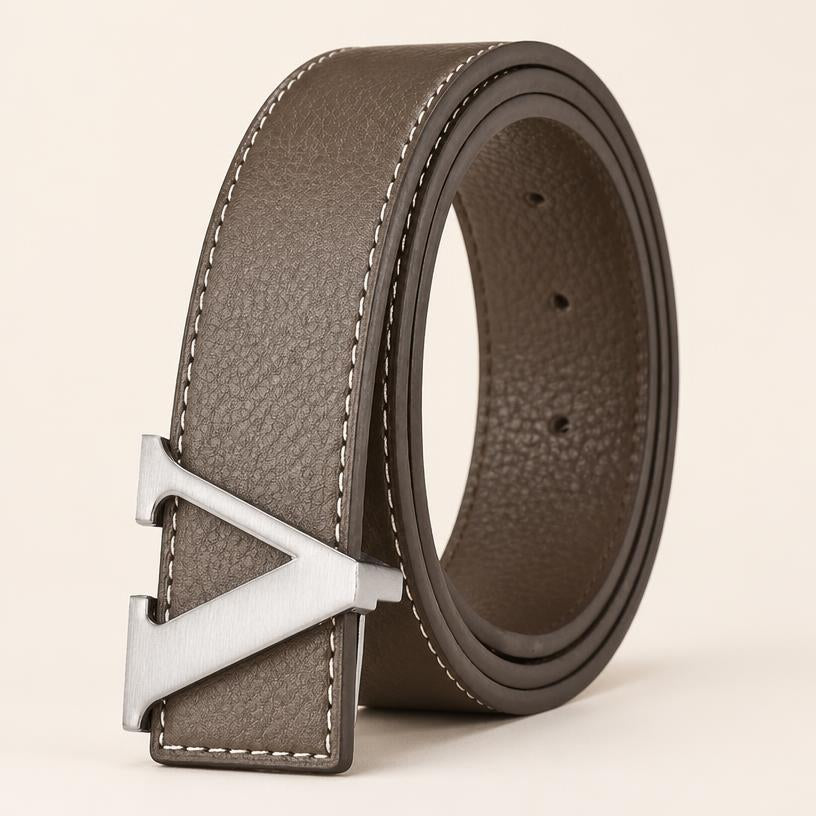 Ceinture homme cuir Coréen lettres
