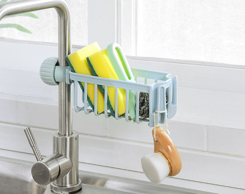 Range-éponge pratique