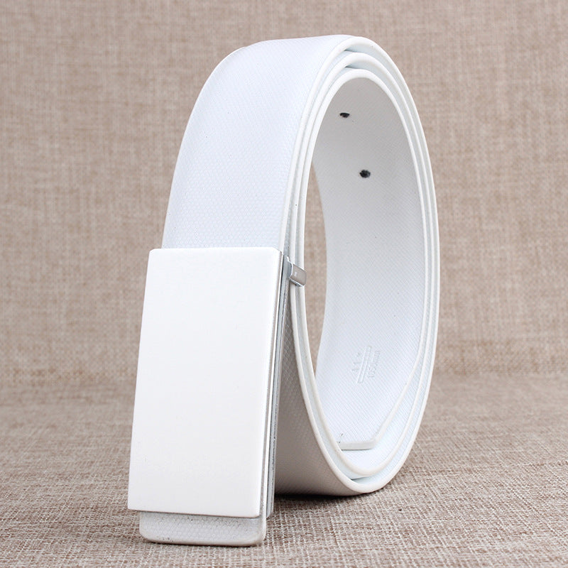 Ceinture Homme Boucle Lisse Perlé