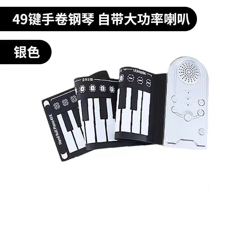 Clavier enroulable portable sonore