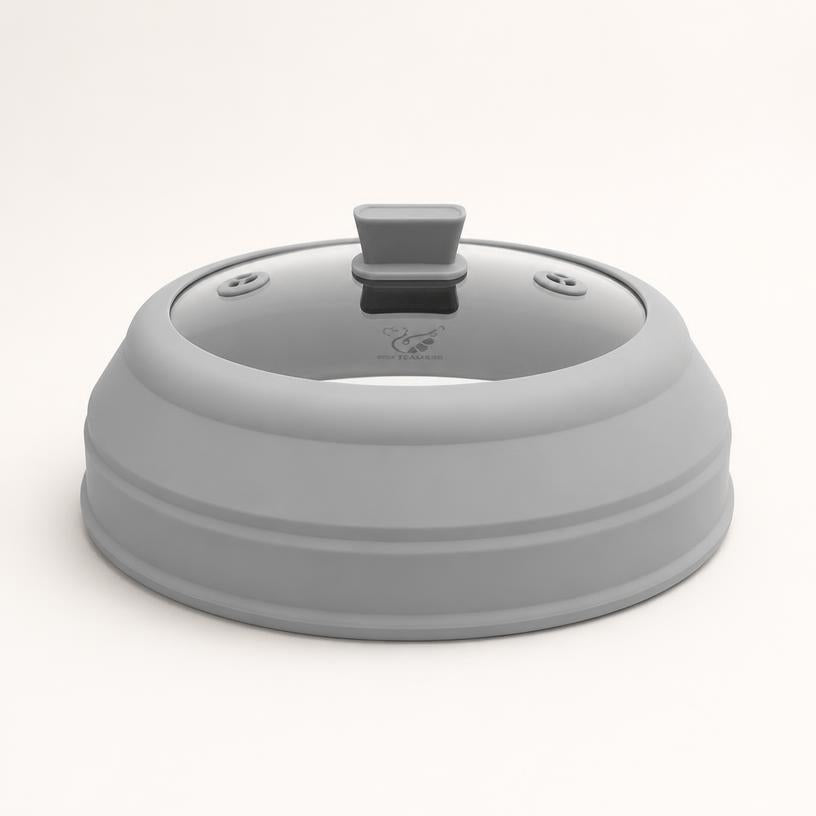 Cloche Micro-ondes Anti-éclaboussures Pliable Silicone