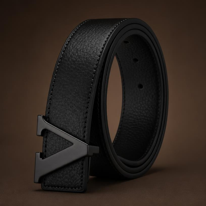 Ceinture homme cuir Coréen lettres
