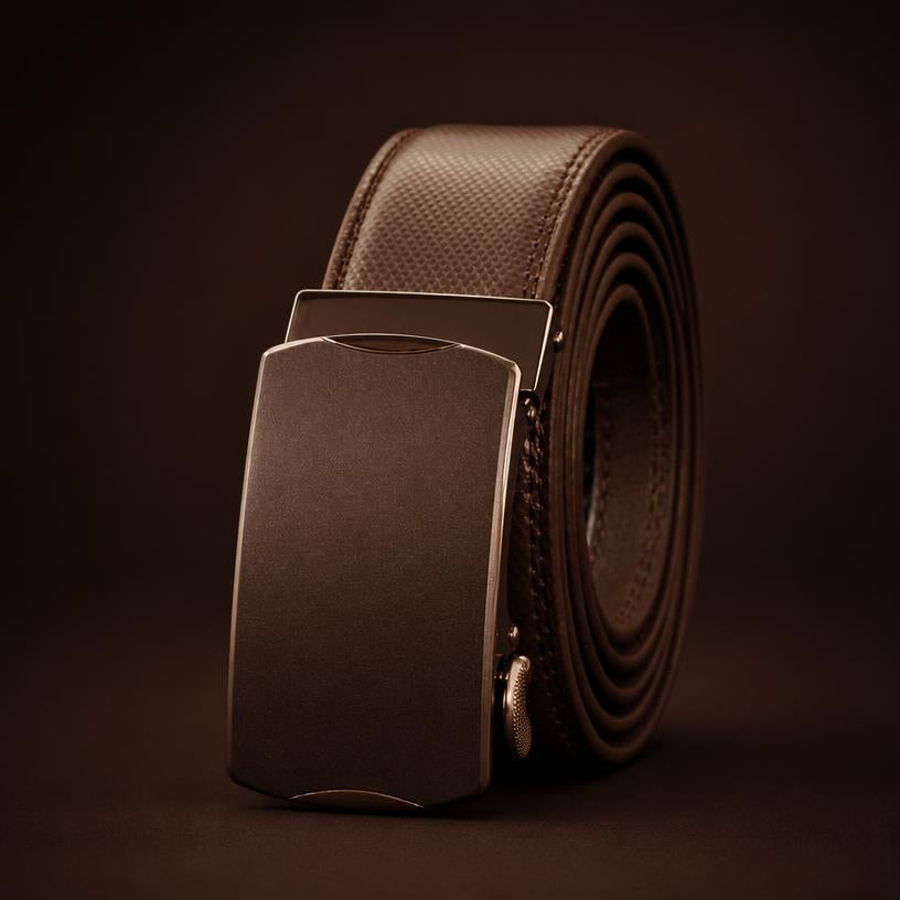 Ceinture cuir pleine fleur