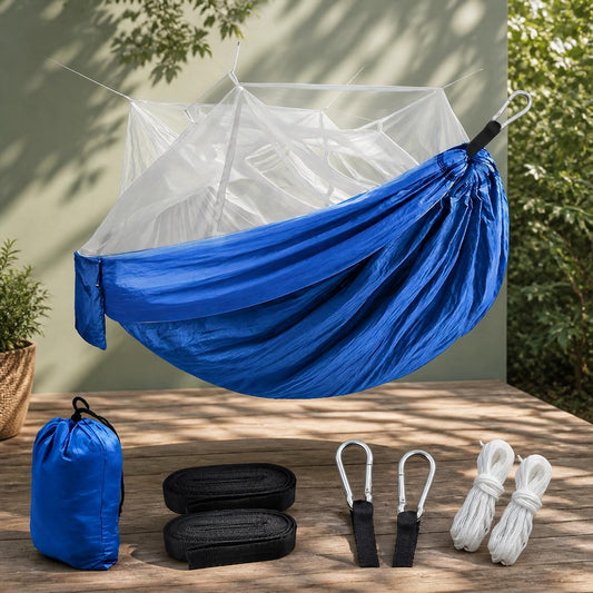Tente hamac double avec moustiquaire, légère et nomade pour le camping