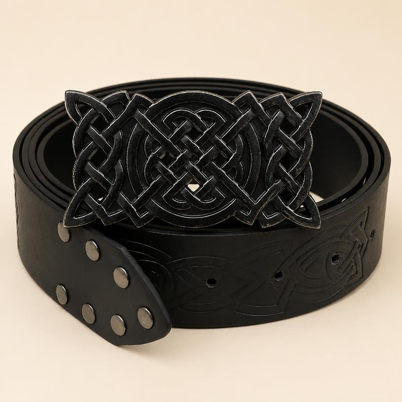 Ceinture Viking Ornée Cloutée