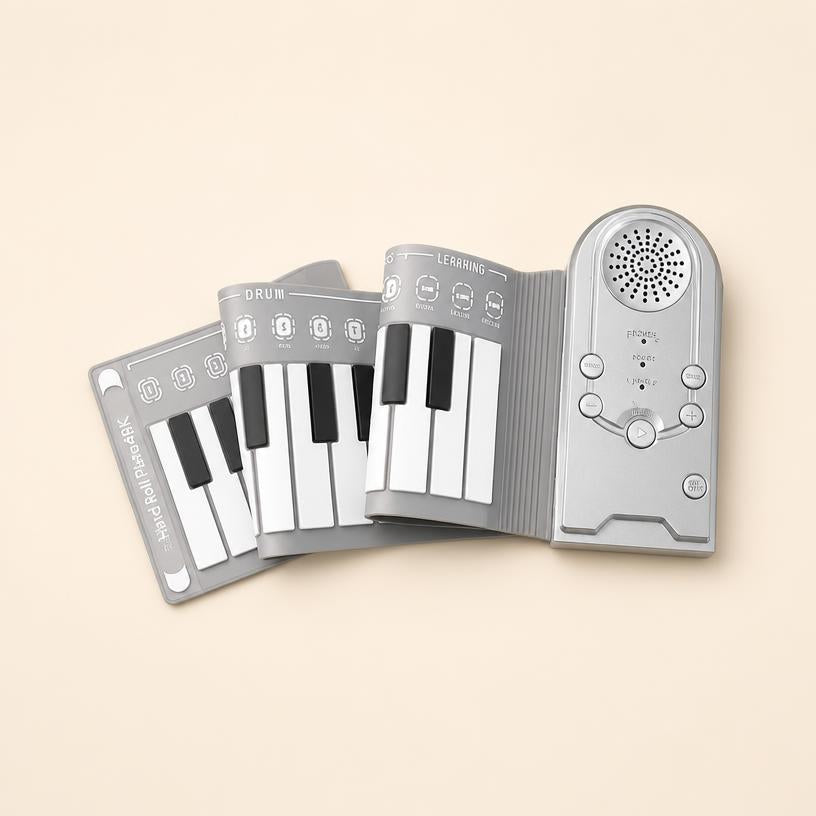 Clavier enroulable portable sonore