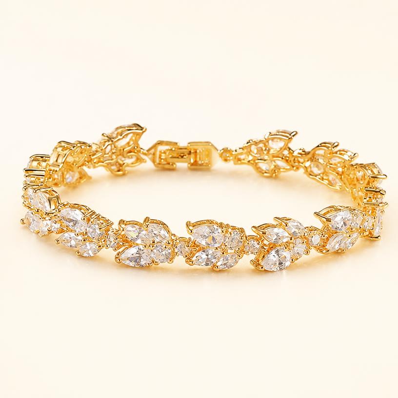 Bracelet Zircons Raffiné Femme