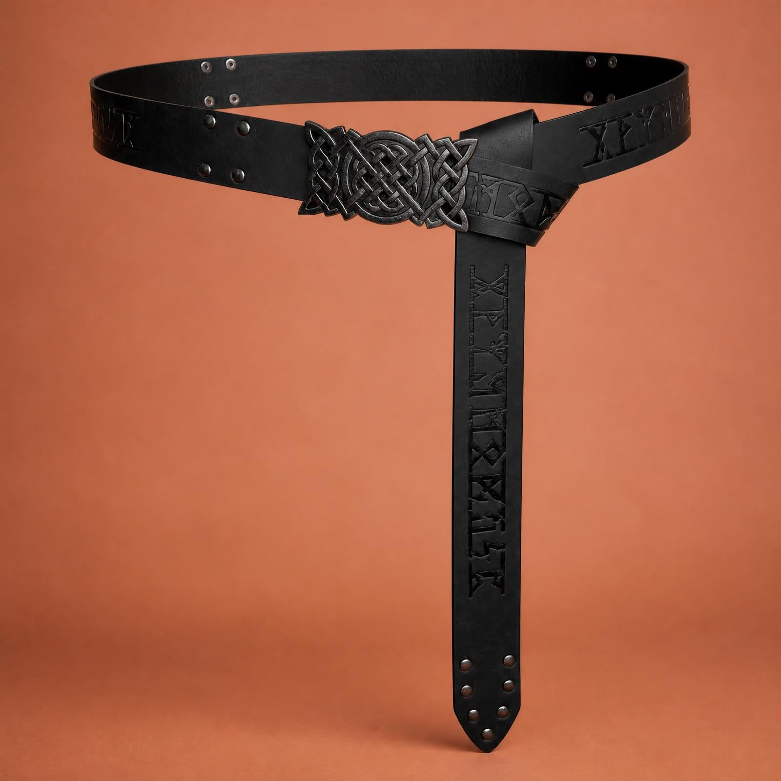Ceinture Viking Ornée Cloutée